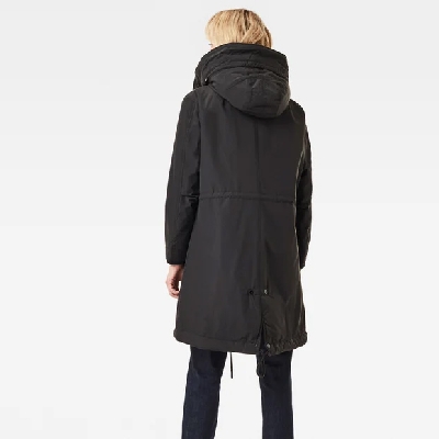 Hooded Padded Fishtail Parka