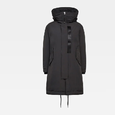 Hooded Padded Fishtail Parka